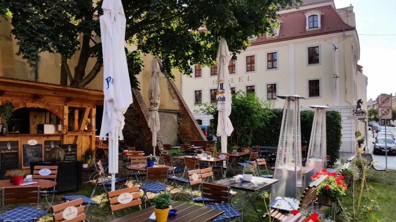 Hotel Zum Kloetzelmoench Görlitz Exteriör bild